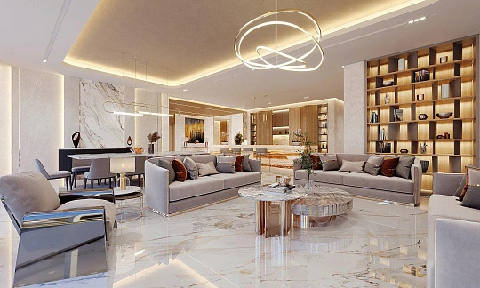 Новый комплекс вилл South Bay с лагунами, пляжами и торговым центром, Dubai South, ОАЭ