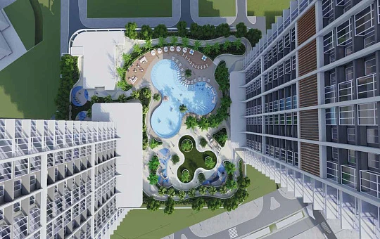 Новая высотная резиденция Creek Vista Heights рядом с Бурдж Халифа и международным аэропортом, Nad Al Sheba, Дубай, ОАЭ