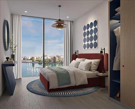 Элитная высотная резиденция Nautica с бассейном и гаванью, Dubai Maritime city, Дубай, ОАЭ