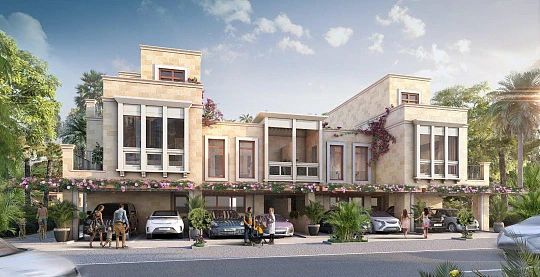 Новый комплекс таунхаусов Lagoons Malta в элитном районе DAMAC Lagoons, Дубай, ОАЭ
