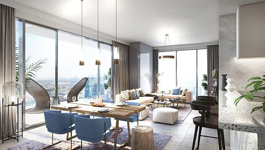 Высотный жилой комплекс 1st Residences с бассейном рядом со станцией метро, Zabeel, Дубай, ОАЭ