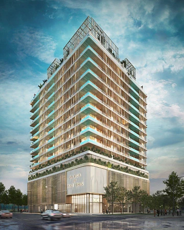 Новый комплекс меблированных апартаментов с собственными бассейнами Sky Vista, JVC, Дубай, ОАЭ