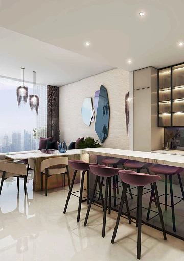 Новая высотная резиденция Altitude с бассейнами на берегу канала, Business Bay, Дубай, ОАЭ