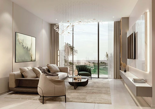 Новая высотная резиденция The Place рядом с гольф-клубами, Dubai Sports City, Дубай, ОАЭ