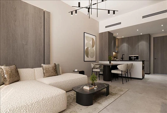 Новая резиденция Golf Vista Heights с бассейном и зонами отдыха, Dubai Sports City, Дубай, ОАЭ