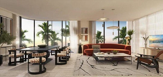 Современная резиденция Seapoint с пляжем и выходом на набережную, Emaar Beachfront, Дубай, ОАЭ