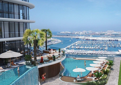 Новая высотная резиденция Seahaven Tower B с бассейном и оздоровительным клубом, Dubai Marina, Дубай, ОАЭ