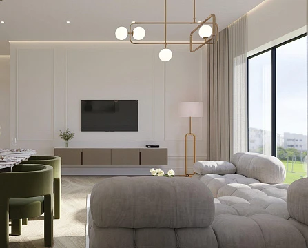 Комплекс меблированных апартаментов Altai Tower с бассейном и тренажерным залом, JVT, Дубай, ОАЭ