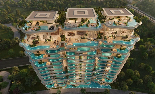 Новая элитная резиденция Casa Canal с бассейном, спа-центром и круглосуточной охраной, Safa Park, Дубай, ОАЭ