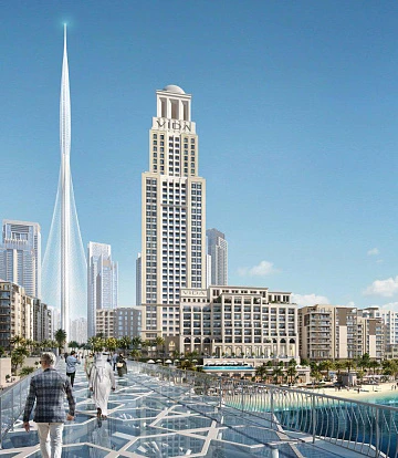 Высотная резиденция на пляже Vida Creek Beach с отелем и собственным пляжем, Dubai Creek Harbour, Дубай, ОАЭ