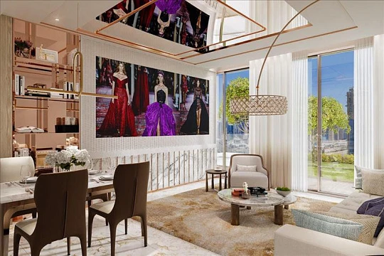 Новая высотная резиденция Elegance Tower с бассейном и спа в центре района Downtown Dubai, ОАЭ