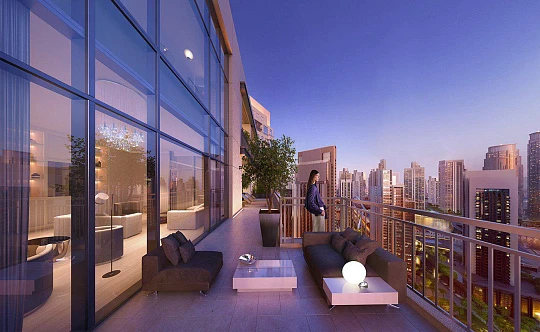 Новые апартаменты в престижном жилом комплексе Creek Rise Towers на острове в Dubai Creek Harbour, ОАЭ