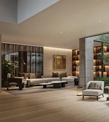Новый комплекс вилл Ayla (Serenity Mansions) с собственным пляжем, Tilal Al Ghaf, Дубай, ОАЭ