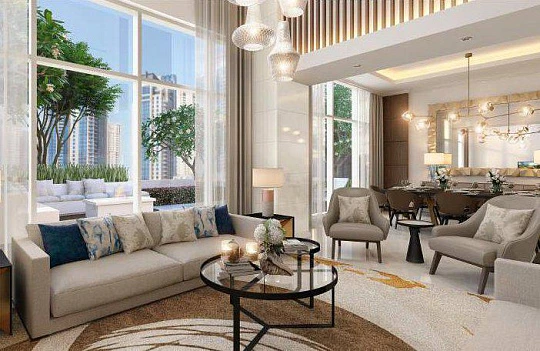 Резиденция J One с садами и рестораном, Downtown Dubai, ОАЭ