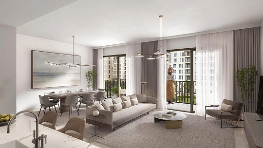 Новая малоэтажная резиденция Madinat Jumeirah Living Jomana с бассейном и садом, Umm Suqeim, Дубай, ОАЭ
