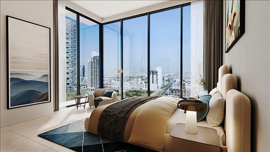 Новая резиденция Sapphire 32 Residences с бассейнами и коворкингом рядом с Пальмой Джумейра, JVC, Дубай, ОАЭ