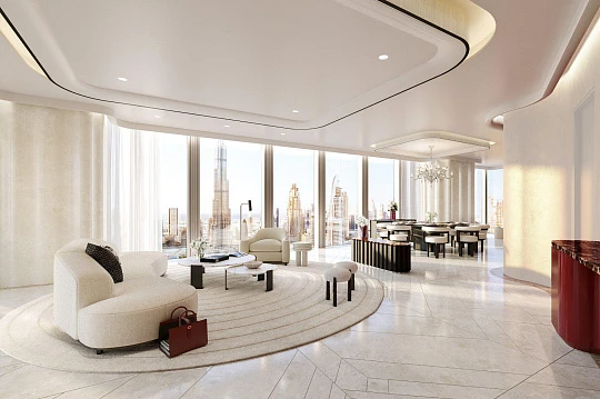 Элитная резиденция Baccarat Residences в самом центре района Downtown Dubai, Дубай, ОАЭ