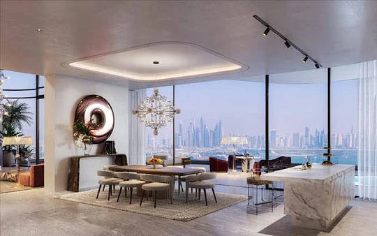 Новая элитная резиденция SLS Residences at Palm Jumeirah с собственным пляжем в престижном районе, Дубай, ОАЭ
