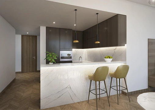 Высотный жилой комплекс 1st Residences с бассейном рядом со станцией метро, Zabeel, Дубай, ОАЭ
