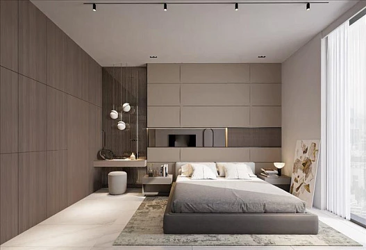 Новая резиденция Beverly Boulevard с бассейном и теннисным кортом, Al Barsha, Дубай, ОАЭ