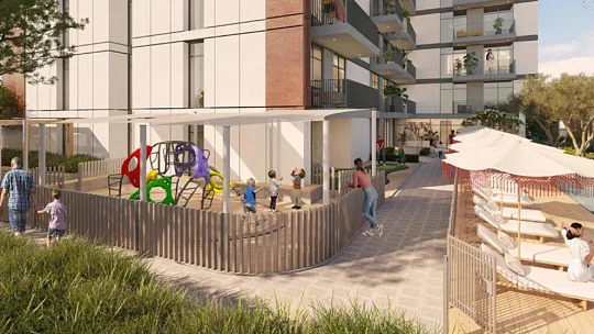 Новые квартиры в жилом комплексе Hadley Heights с широким спектром услуг, Джумейра Вилладж Серкл, Дубай, ОАЭ