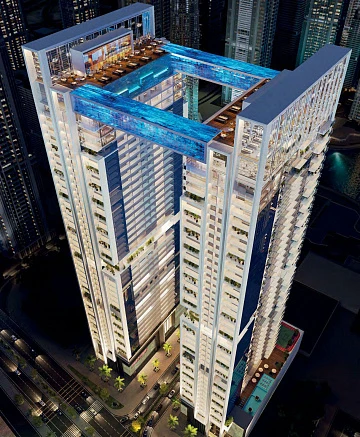 Виллы с видом на город, море и озёра, в комплексе Sky Villas с развитой инфраструктурой, JLT, Дубай, ОАЭ