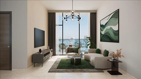Новая резиденция Sapphire 32 Residences с бассейнами и коворкингом рядом с Пальмой Джумейра, JVC, Дубай, ОАЭ