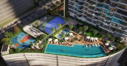 Жилой комплекс Upper House с видом на Dubai Marina, озёра и поля для гольфа, с множеством удобств и объектов инфраструктуры, JLT, Дубай, ОАЭ