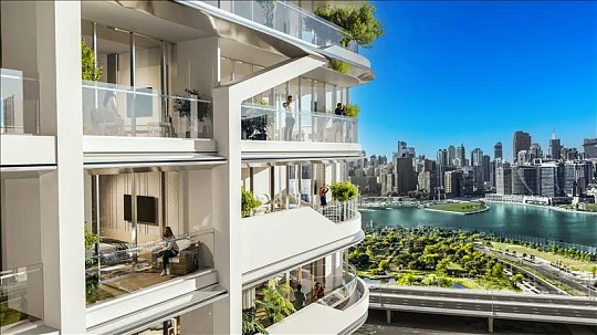Высотная резиденция Vento Tower с бассейном и коворкингом в центре Дубая, Business Bay, ОАЭ