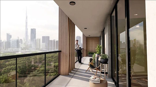 Новая резиденция Aark Residences с бассейном и круглосуточной охраной в центре Дубая, Dubai Land Residence, ОАЭ