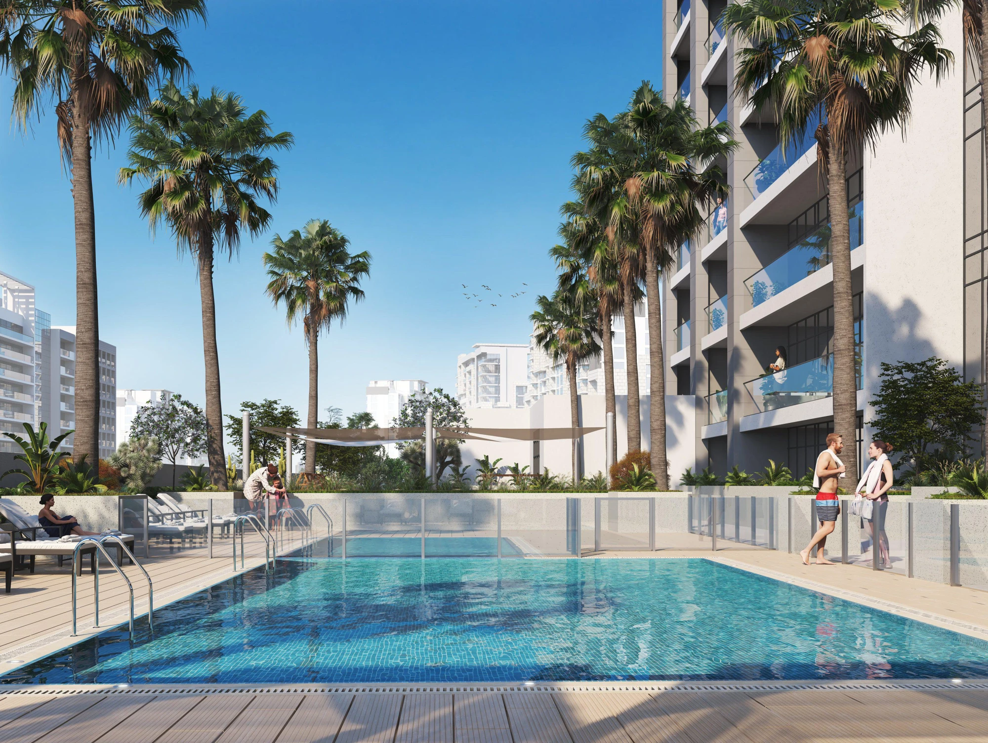 Новая резиденция Riviera IV с пляжами и садами в центре города, MBR City, Дубай, ОАЭ