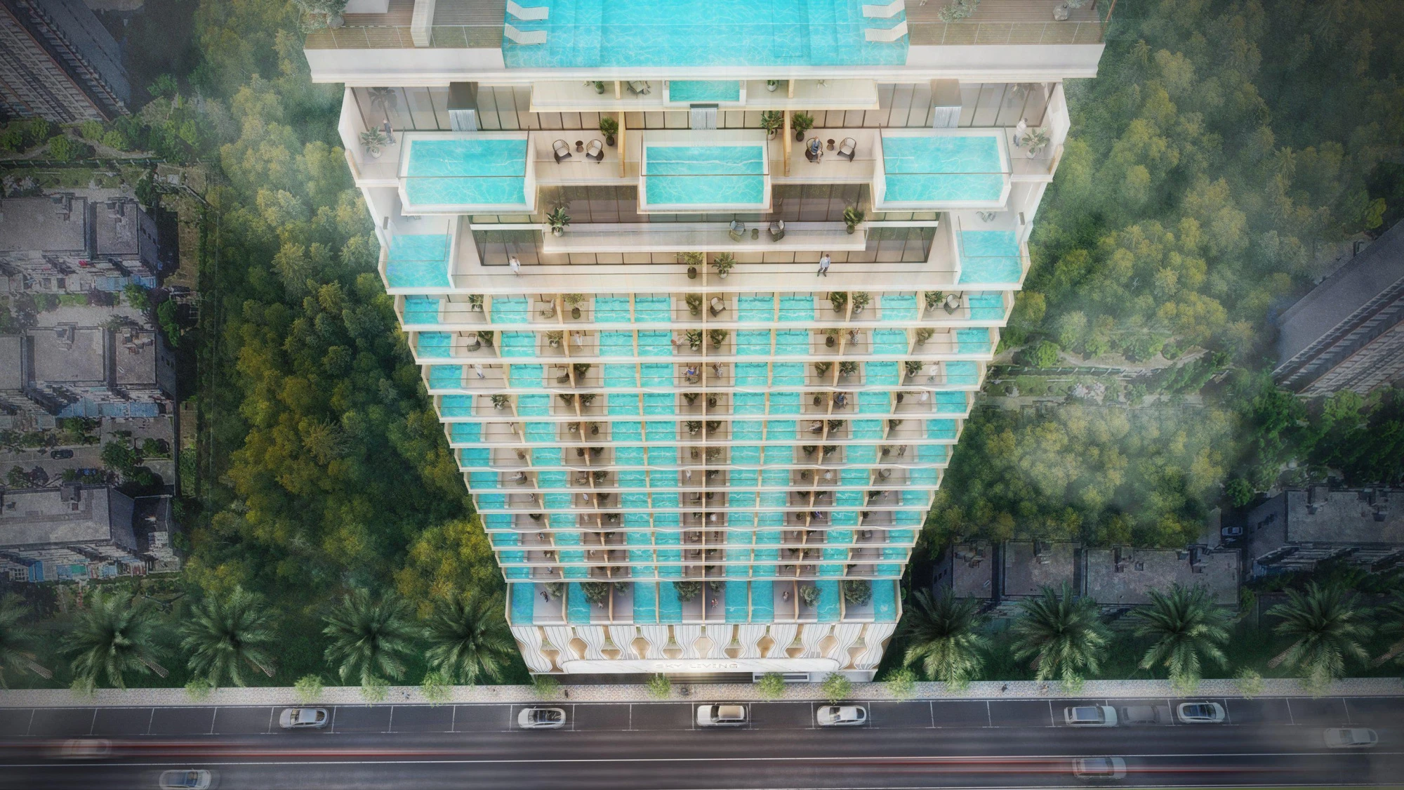 Новая резиденция Sky Living с бассейном и тренажерным залом, JVC, Дубай, ОАЭ