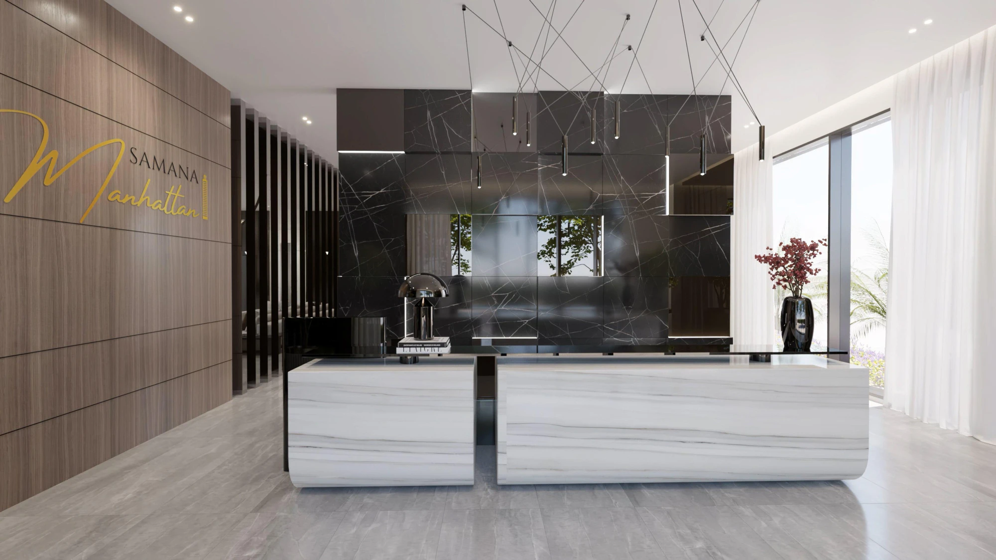 Современные апартаменты с частными бассейнами, в многоэтажном жилом комплексе с развитой инфраструктурой, JVC, Дубай, ОАЭ