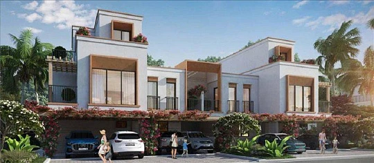 Новая резиденция Mykonos с пляжем и зонами отдыха, Damac Lagoons, Дубай, ОАЭ