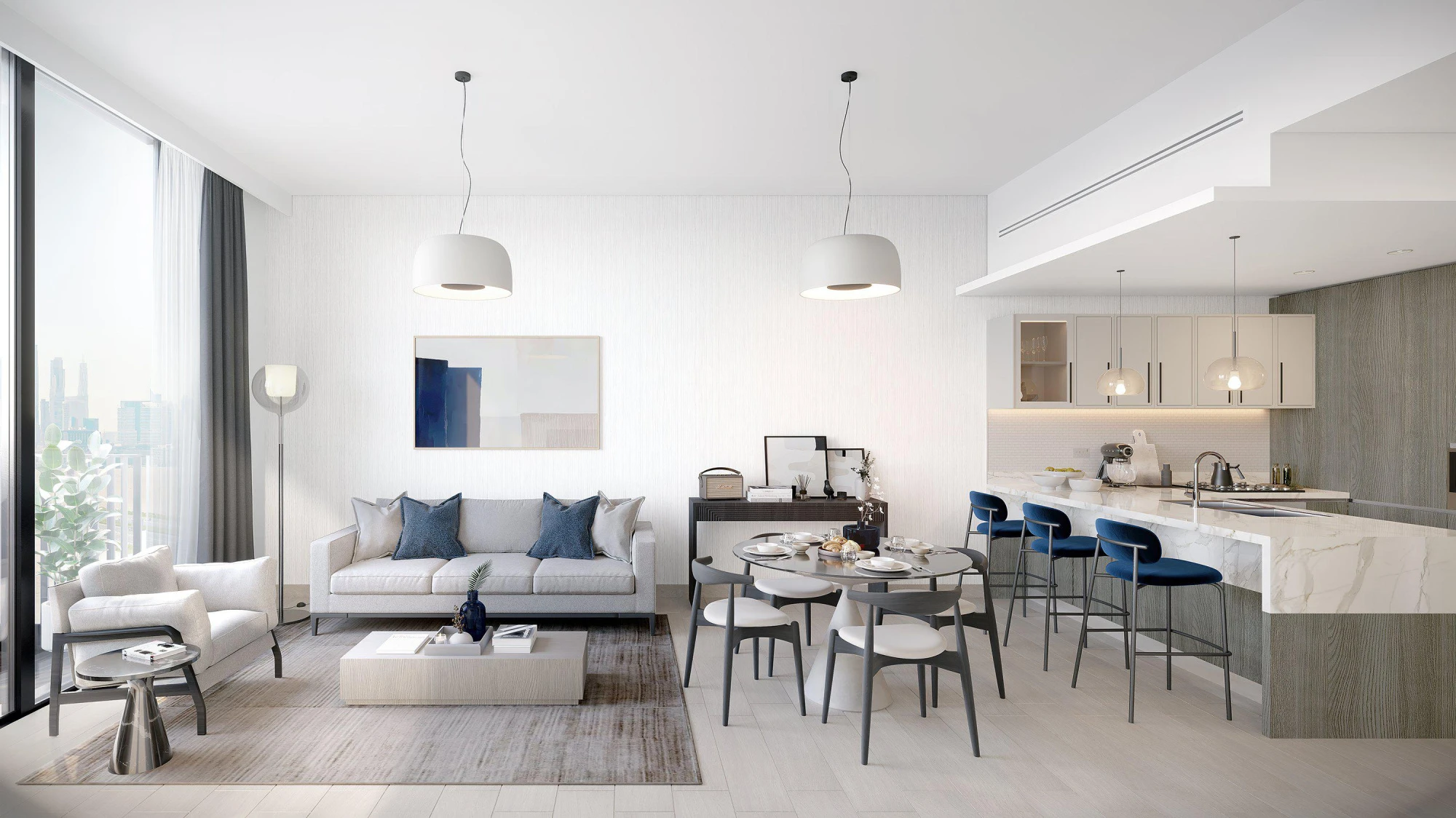 Современный жилой комплекс Belmont Residences в тихом и спокойном районе с парками и школами, JVT, Дубай, ОАЭ