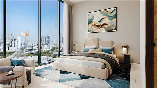 Новая резиденция Sapphire 32 Residences с бассейнами и коворкингом рядом с Пальмой Джумейра, JVC, Дубай, ОАЭ