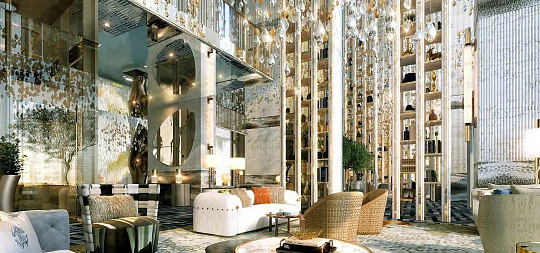 Высотная резиденция Cavalli Tower в 850 метрах от частного пляжа, недалеко от Пальмы Джумейра и центра города, район Dubai Marina, Дубай