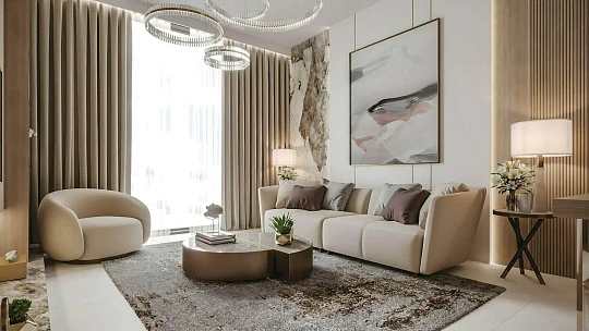 Новая резиденция One Park Central с бассейнами, коворкингом и круглосуточной охраной, JVC, Дубай, ОАЭ