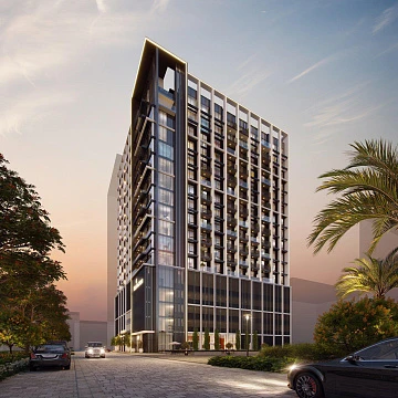Новая резиденция Hillmont Residences с бассейном и торговым центром, JVC, Дубай, ОАЭ