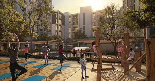Апартаменты с террасами, видом на парк и гавань в ЖК Cedar, Dubai Creek Harbour, Дубай, ОАЭ