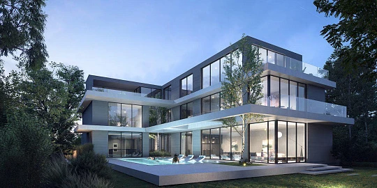 Новый закрытый комплекс вилл и таунхаусов Jouri Hills 2 с полем для гольфа, Jumeirah Golf Estate, Дубай, ОАЭ