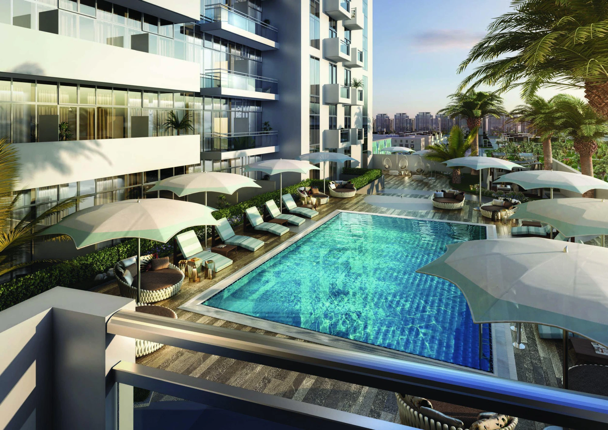 Жилой комплекс Aura с просторными апартаментами, рядом с экономической зоной JAFZA и станцией метро, Downtown Jabel Ali, Дубай, ОАЭ