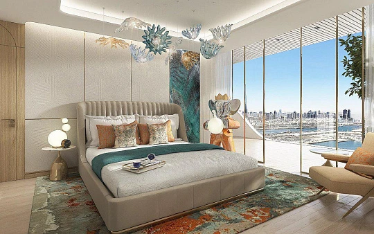 Новая высотная резиденция Coral Reef с бассейнами и спа-центром, Maritime City, Дубай, ОАЭ