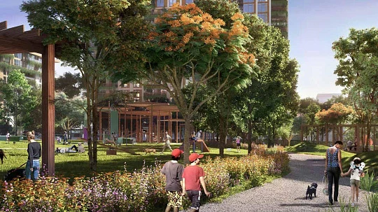 Апартаменты Central Park от Meraas с панорамным видом на зеленый парк, недалеко от пляжей и небоскреба Бурдж-Халифа, City Walk, Дубай, ОАЭ